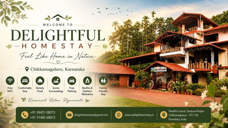 Exterior & Views 1, Delightful Homestay, Chikmagalur