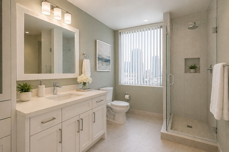 Bathroom, Cambrion Hotel, Toronto