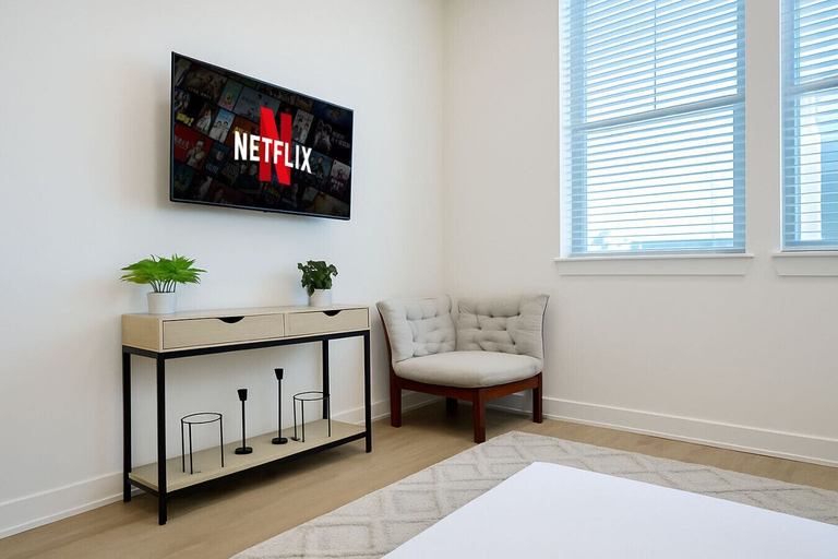 Interior 4, Modern Workfriendly Retreat w/ Fast Wifi+gym-lndry, Grayson