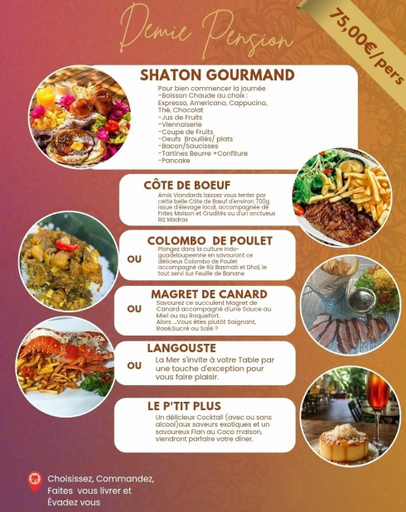 Food & Drinks, evasion guadeloupe, Saint-François