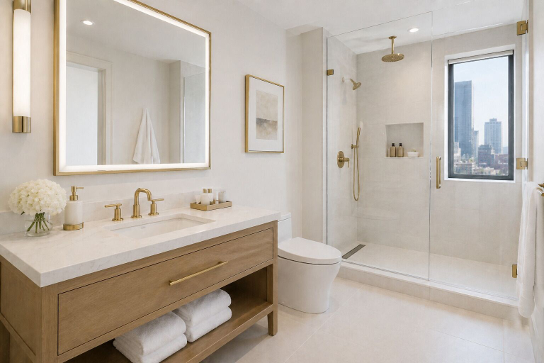 Bathroom, The Pearl District Suites, Toronto