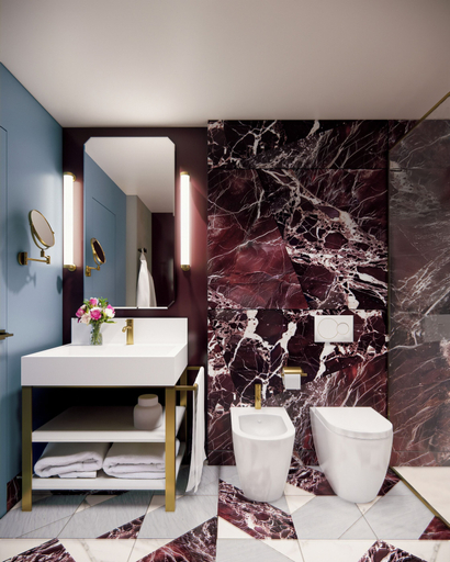 Bathroom 4, Hotel Urbana, A Tribute Portfolio Hotel, Roma