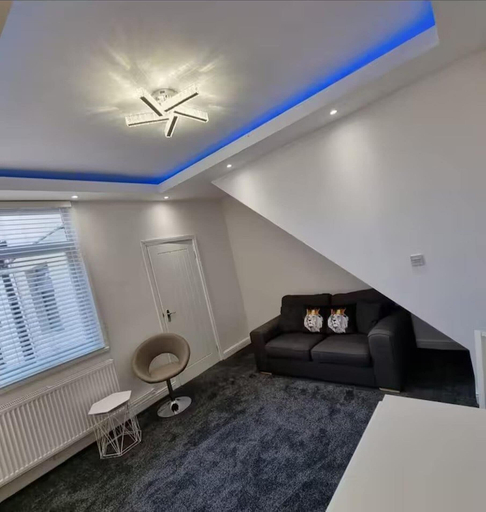 Living area, Den Homes Luxury Flat, Flat,fully Air-conditioned, Sefton