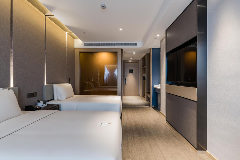 Bedroom 2, Atour Hotel Ningbo Xiangshan People Square, Ningbo