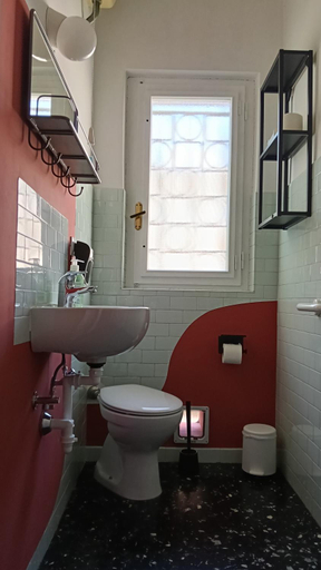Bathroom, B&B Velocipede, Udine