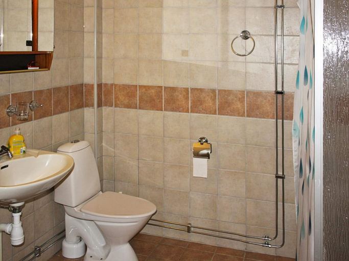 Bathroom, 4 Person Holiday Home in Tvaaker, Varberg
