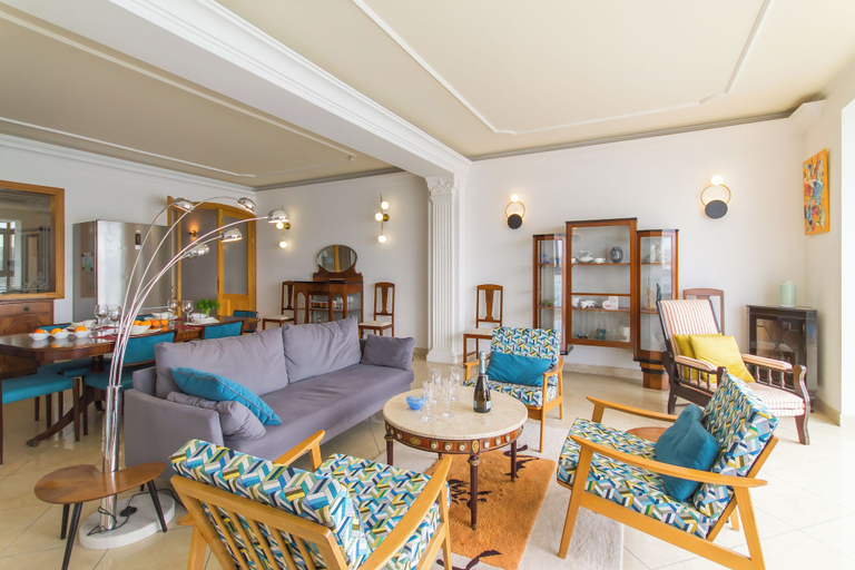 Living area 2, A Magnificent Sunny Seafront Apart Sliema