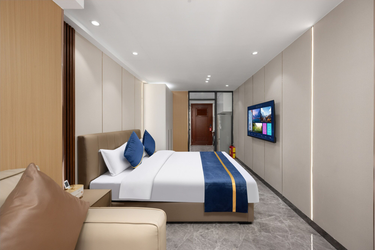 Bedroom 2, Weekend International Apartment- Beijing Rd A-mall, Guangzhou