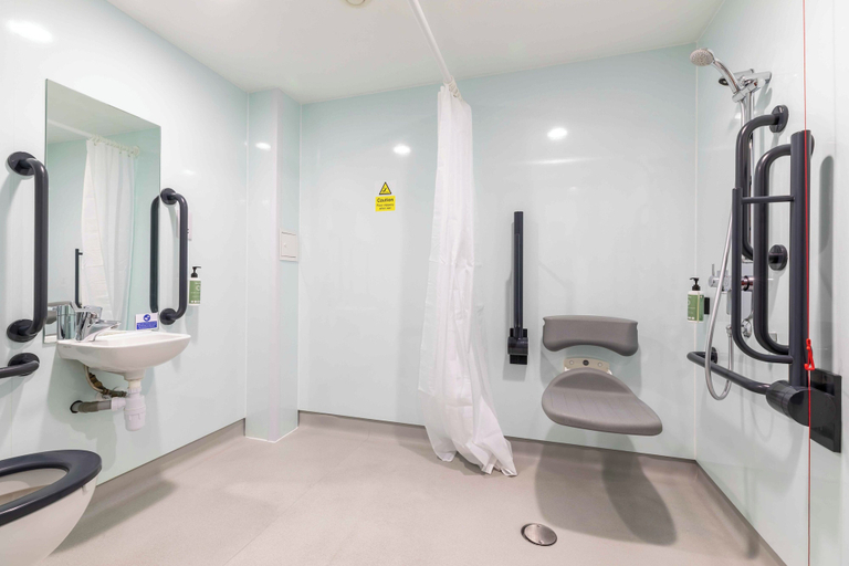 Bathroom 5, easyHotel Liverpool, Sefton