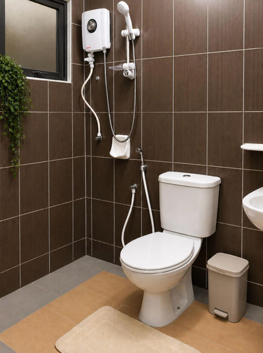 Bathroom 3, Camlodge Budget Hotel, Cameron Highlands