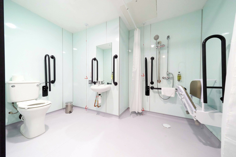 Bathroom 5, easyHotel London City Shoreditch, London