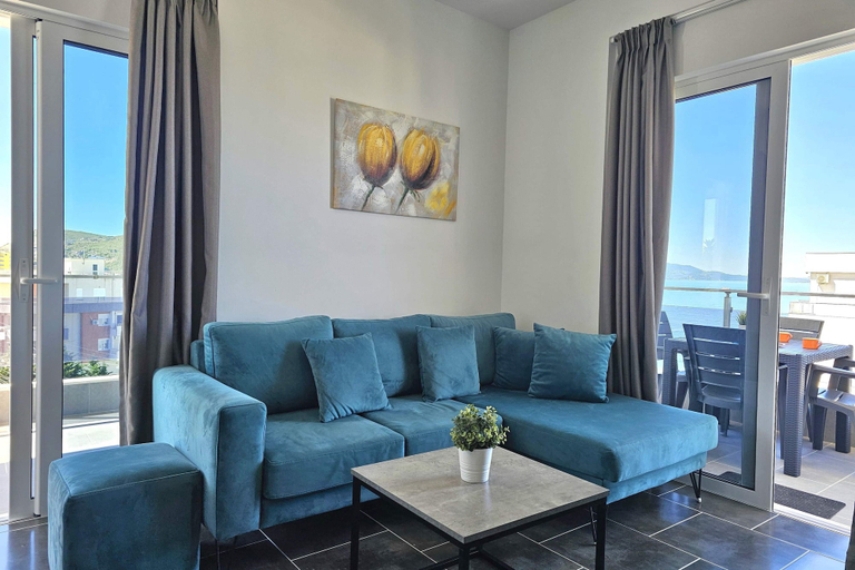 Living area 3, Christine Sunny Corner 004 /w Sea View Balcony, Sarandës