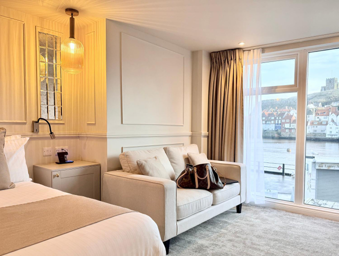 Bedroom, Number 3 Pier Road Suites, North Yorkshire