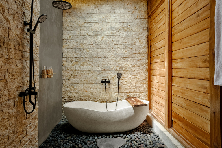 Bathroom 5, Griya Dukuh Ubud Villa, Gianyar