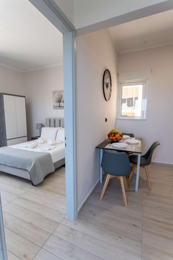 Bedroom 3, Laloudaki Apartments, Peloponnese