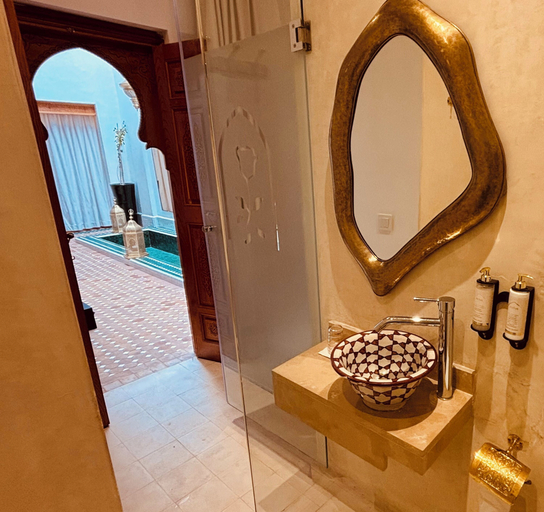 Bathroom 4, Riad Rozenn, Marrakech