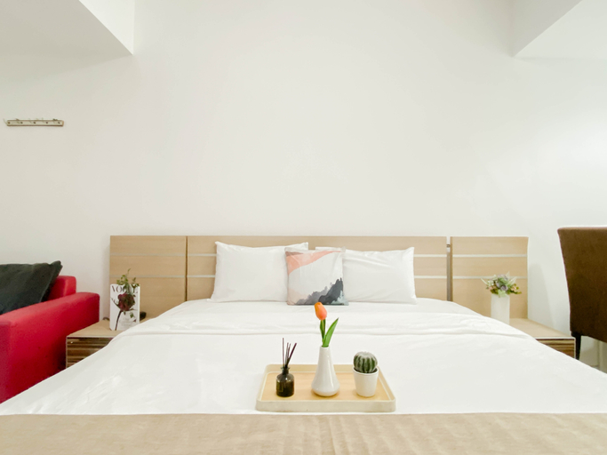 Bedroom 3, Stylish and Compact Studio at Apartment Tamansari Sudirman By Travelio, Jakarta Selatan