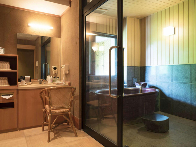 Bathroom, Okuikaho Ryotei Kaichoro Ryokan, Shibukawa