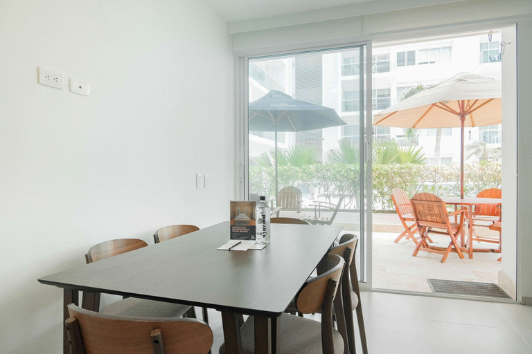 Room 3, w Deluxe 2BR w Terrace A C in Morros, Cartagena de Indias