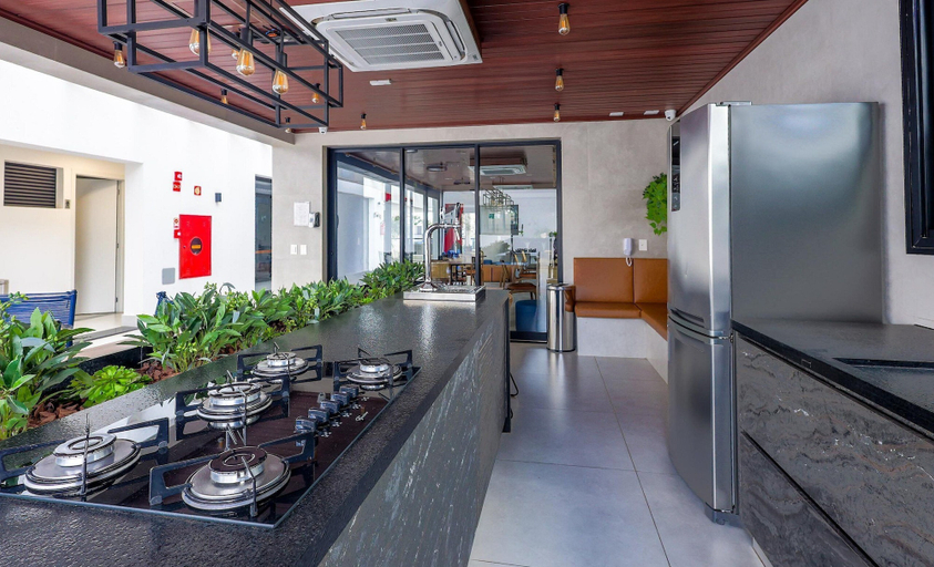 Dining 4, Studio w/ Self Check-in in Goiania Liu1606, Goiania