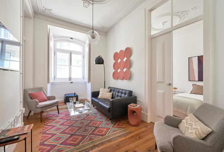 Interior, Sunny Pink Street Historical Apt, By Timecooler, Lisbon