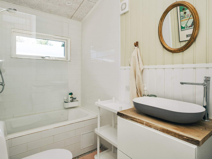 Bathroom, 4 Star Holiday Home in Slagelse, Slagelse