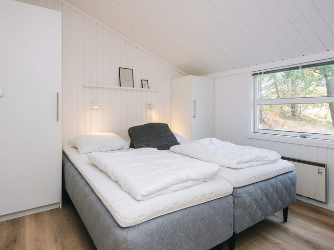 Bedroom 2, 5 Star Holiday Home in Jerup, Frederikshavn
