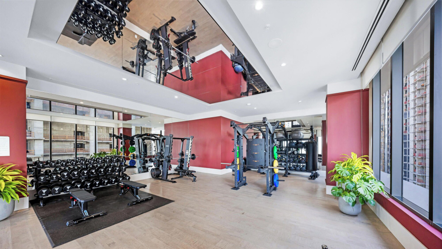 Fitness facility 2, Elite 1BR & Rooftop Pool in Miami, Miami-Dade