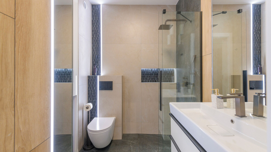 Bathroom, Apartamenty Sun & Snow Perła Mierzei, Nowy Dwór Gdański