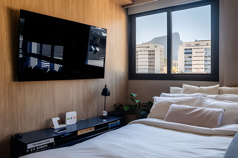 Room 3, Gávea | 1 quarto, vista Cristo, prédio com infra - por Casapē Rio, Rio de Janeiro
