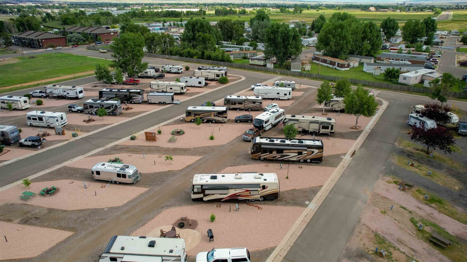 Aerial view 4, Laramie RV Resort, Albany