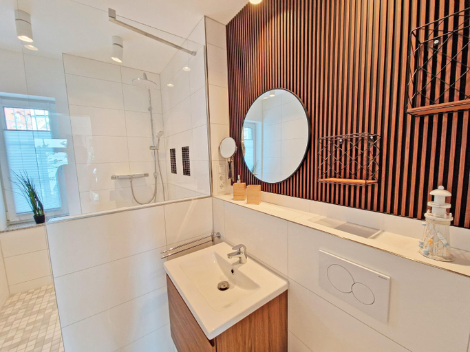 Bathroom 2, Villa Kustenperle, Meerblick-Appartements, Vorpommern-Rügen