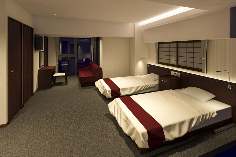 Bedroom 3, Hotel Brillio Asakusabashi, Taitō
