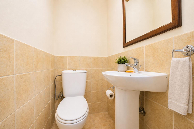 Bathroom 2, Villa Aphrodite, Crete