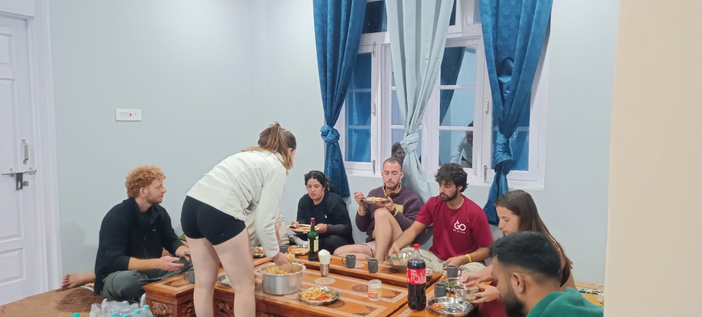 In-room dining 2, Stargazing homestay nako, Kinnaur