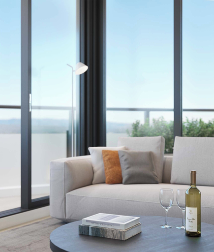 Living area 3, Chevron One Residences, Gold Coast