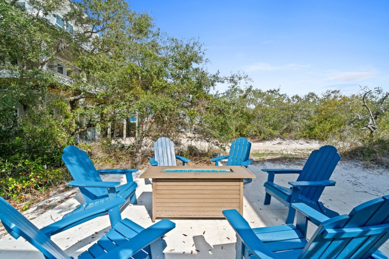 Fireplace, Beach House - Coastal Cabana, Gulf