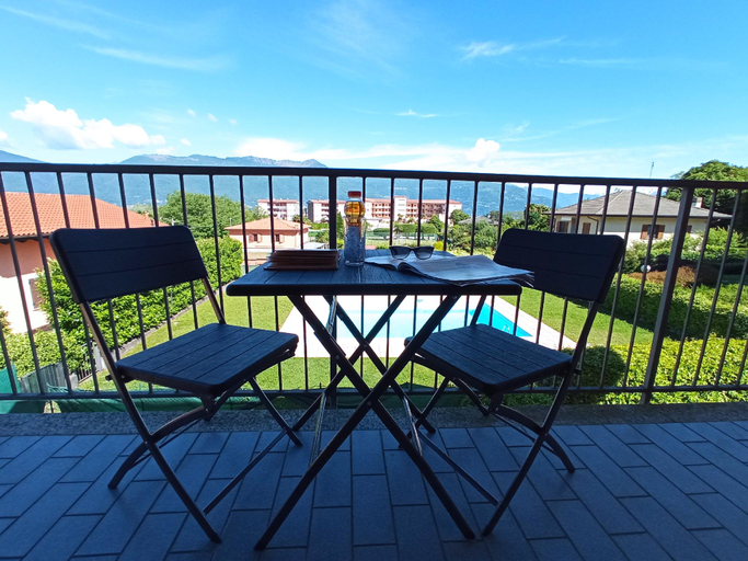 Balcony/terrace, Belmonte Holiday Apartment, Varese