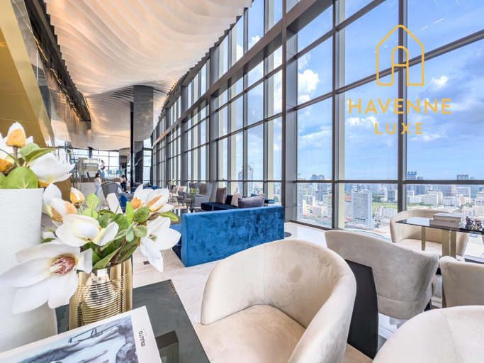 Shared lounge/TV area 4, Luxe City Condo in Central Bangkok, Ratchathewi