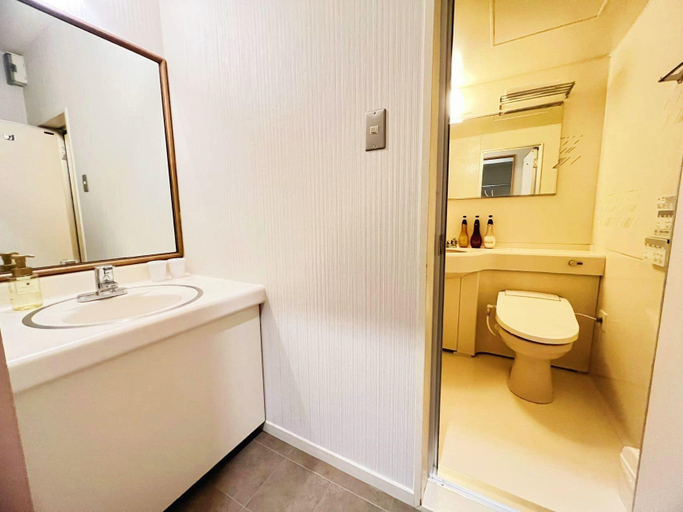 Bathroom 2, 北軽井沢 Golden Forest Hotel, Tsumagoi