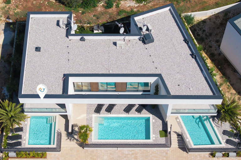 Aerial view 5, Villa Petra with Pool and Sea View, Medulin