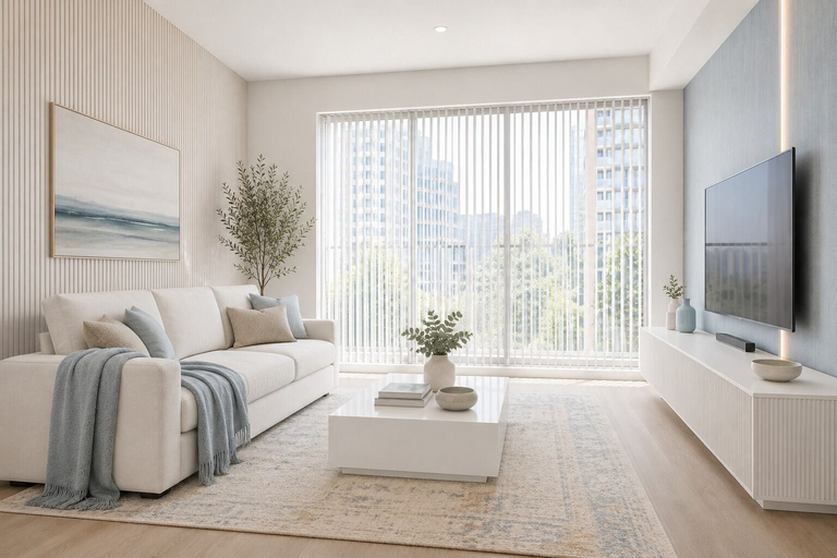 Living area 2, The Crestaire Grand Suites, Toronto