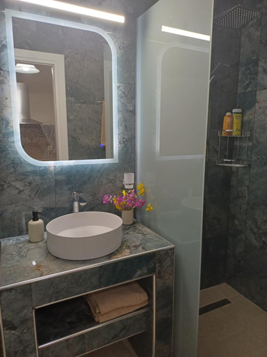 Bathroom 2, Alexandra Spingou Apartments, Ionian Islands