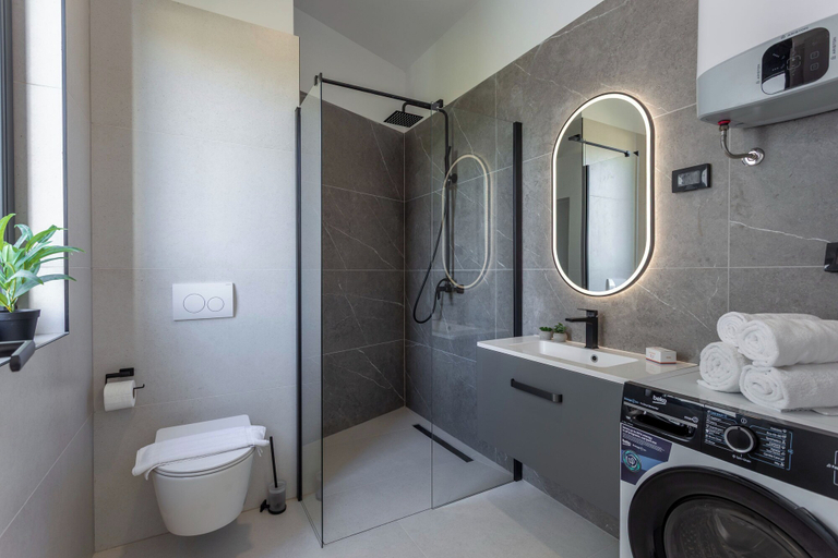 Bathroom 5, Villa Yana with Pool and Sea View, Medulin