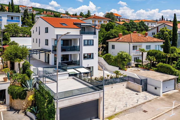 Front of property, Luxury Pool Apartment With Sea View, Crikvenica