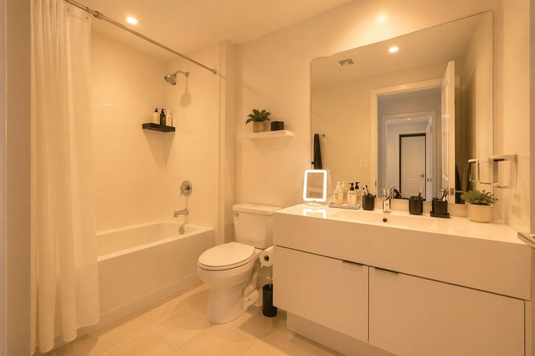 Bathroom 2, Toronto Lake Suites, Toronto