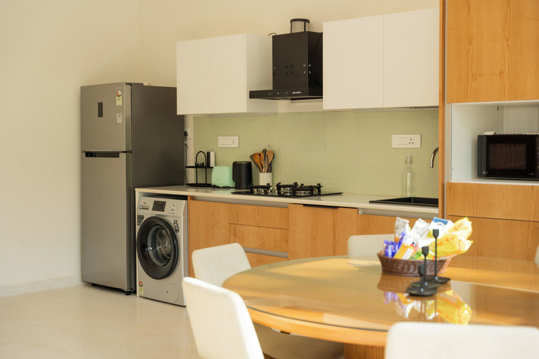 Private kitchen 3, ELIVAAS Mirai Leo - 3 BHK Villa, North Goa
