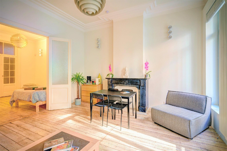 Separate living room 3, 2-bedroom apartment in Antwerp Centre, Antwerpen