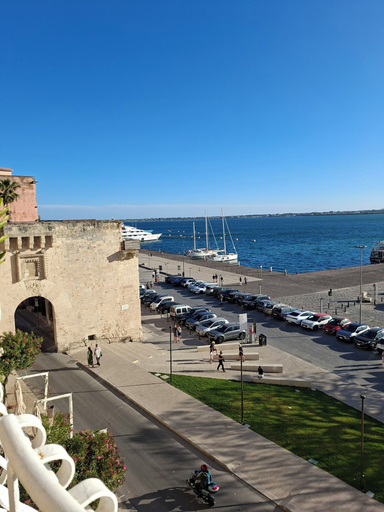 View from property, La casa dei fiori sul mare, Syracuse