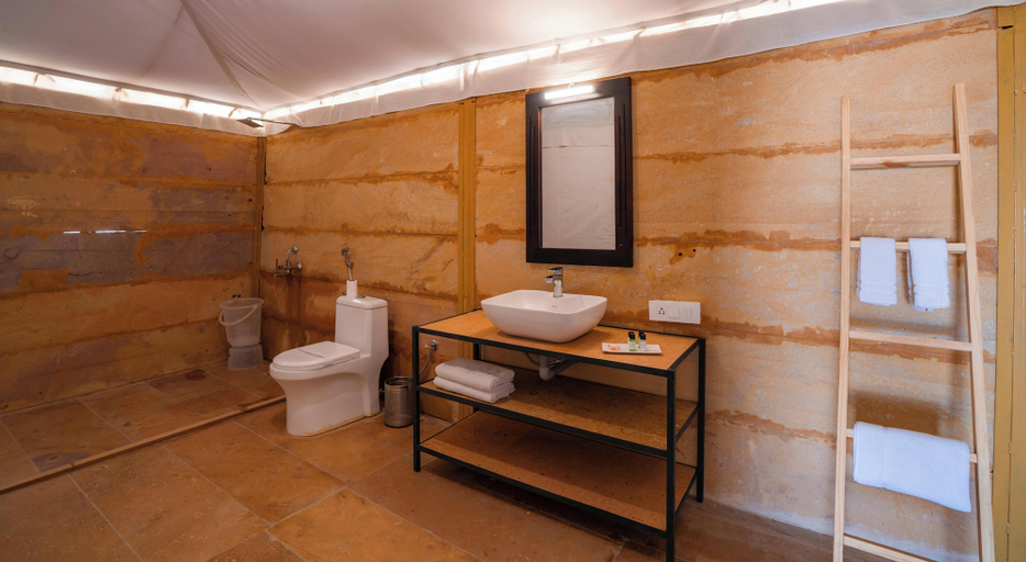 Bathroom 3, Helsinki Desert Camp, Jaisalmer